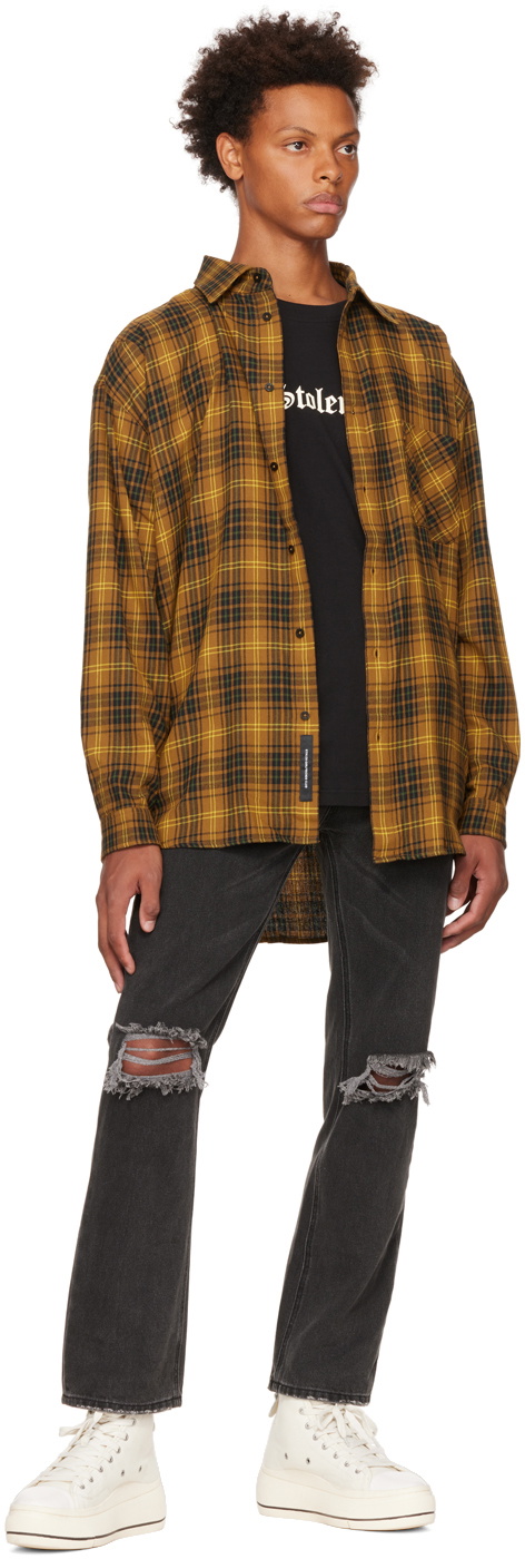 Stolen Girlfriends Club SSENSE Exclusive Gray Quiet Chaos Jeans