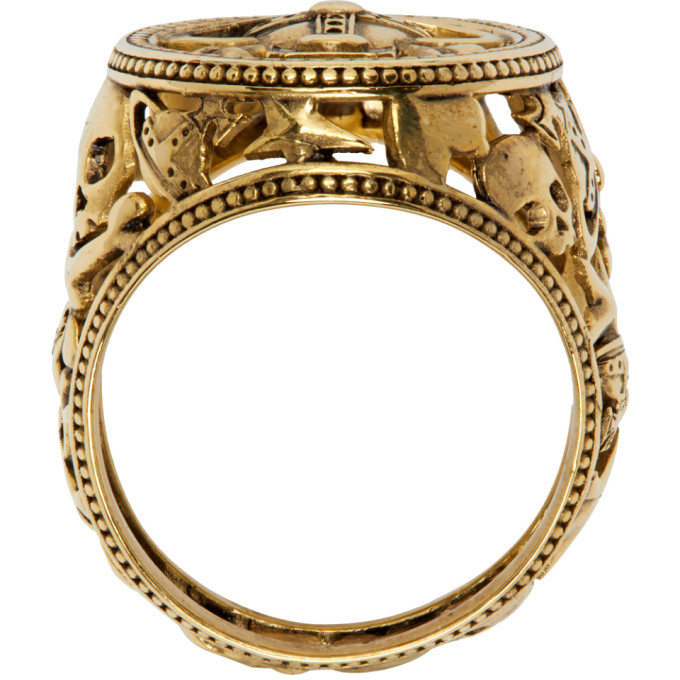 Vivienne Westwood Gold Aaron Seal Signet Ring Vivienne Westwood