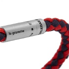 Le Gramme x Orlebar Brown Nato Bracelet in Navy/Red