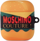 Moschino Orange & Black Hamburger Airpods Headphone Case