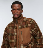 Burberry - Checked fleece jacket