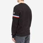 Moncler Men's Arch Logo Crew Sweat in Black