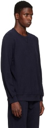 Brunello Cucinelli Navy Crewneck Sweatshirt