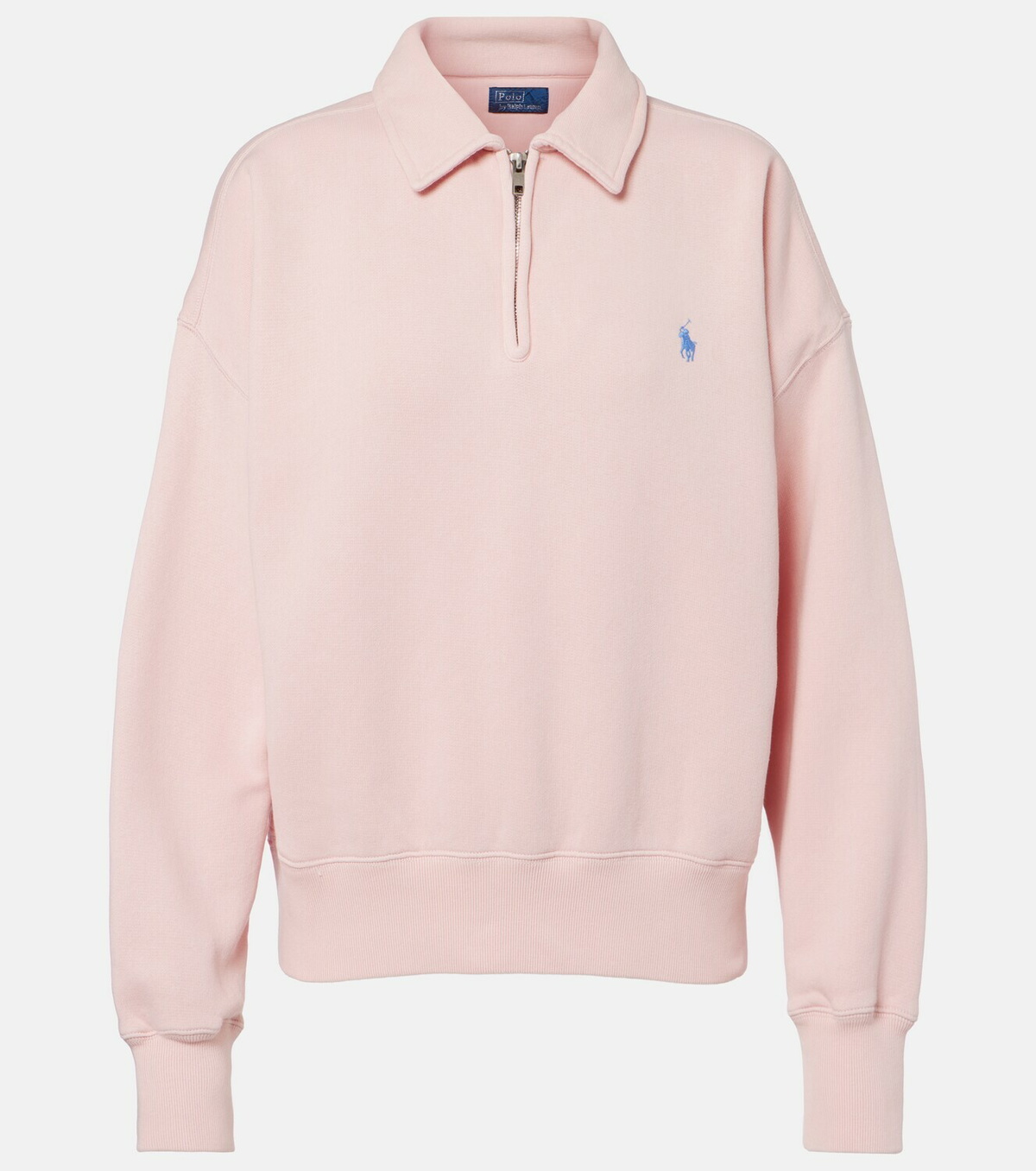 Polo Ralph Lauren Cotton-blend fleece half-zip sweatshirt