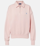Polo Ralph Lauren Cotton-blend fleece half-zip sweatshirt