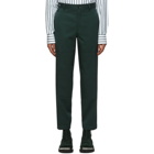 Lanvin Green Biker Trousers