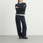 Dime Women's Wave Knit Sweater in Navy