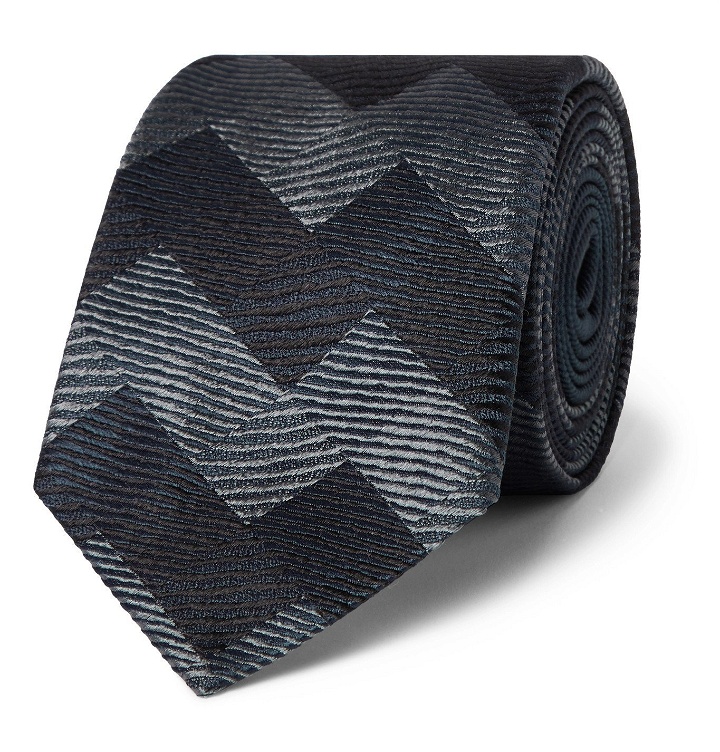 Photo: Missoni - 7cm Silk-Jacquard Tie - Gray