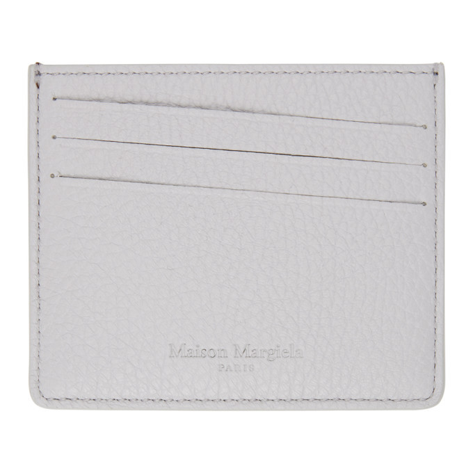 Photo: Maison Margiela SSENSE Exclusive Grey Classic Card Holder