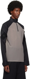 Olly Shinder Gray & Black Hybrid Jacket