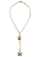 Timeless Pearly Turtle Heart 24kt Gold-plated Chain Necklace - One Size