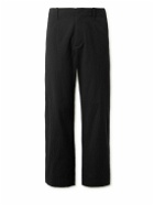 Rag & Bone - Shift Slim-Fit Straight-Leg Stretch-Cotton Seersucker Suit Trousers - Black