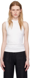 BOSS White Layered Tank Top