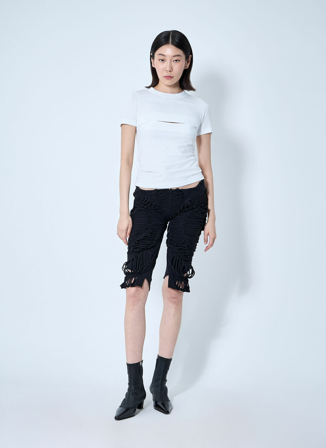 Sia Arnika Distressed Jersey Shorts