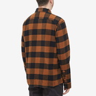 Dickies Men's Sacramento Check Flannel Shirt in Brown Duck