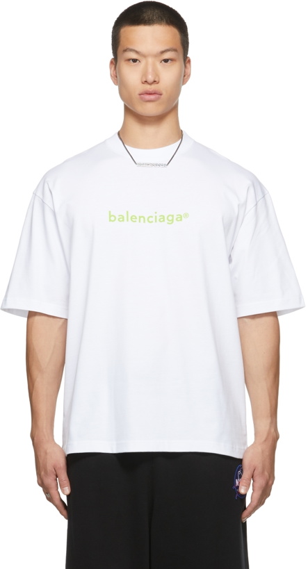 Photo: Balenciaga Medium-Fit Copyright T-Shirt