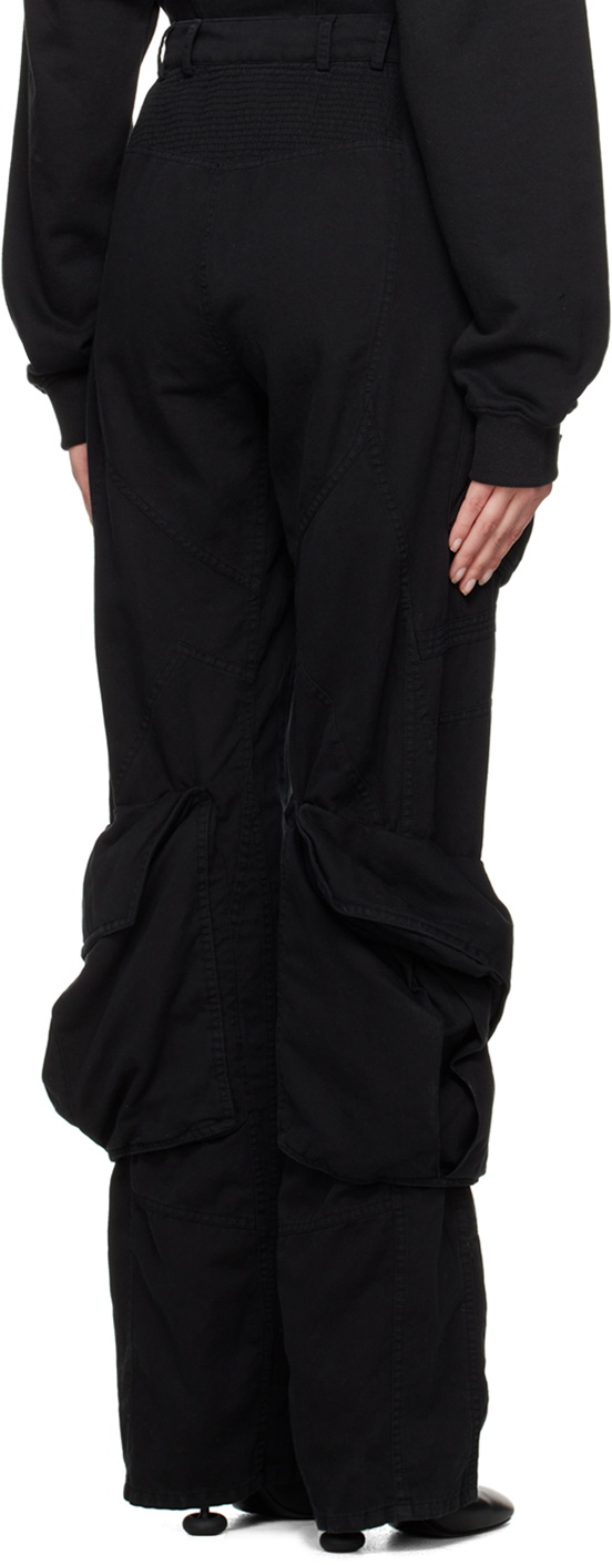 BONBOM Black Cargo Trousers