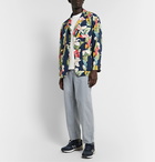 Engineered Garments - Loiter Floral-Print Microfibre Blazer - Blue