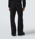 Rick Owens Dietrich cotton and wool wide-leg pants