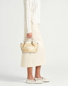 Serapian Womens Handbag in Beige