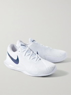 Nike Tennis - NikeCourt Air Zoom Vapor Cage 4 Rubber and Mesh Tennis Sneakers - White