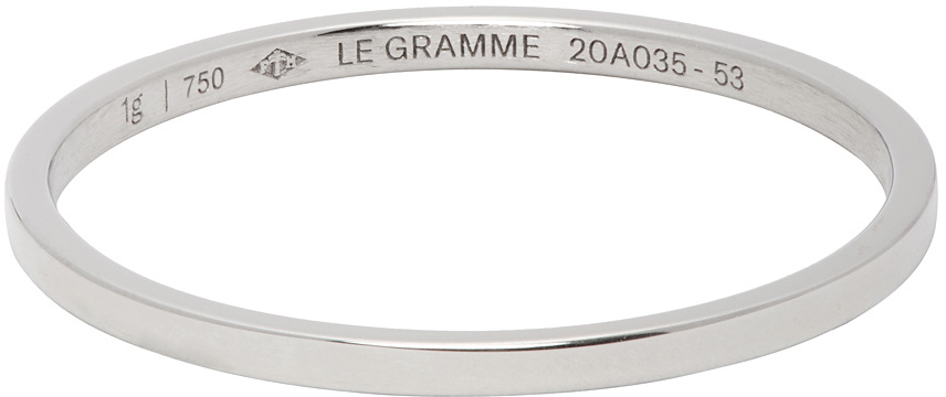 Le Gramme White Gold 'Le 1 Grammes' Wedding Ring