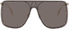 Alexander McQueen Gold Skull Sunglasses