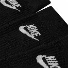 Nike Men's Everyday Essential Sock - 3 Pack in Black/White