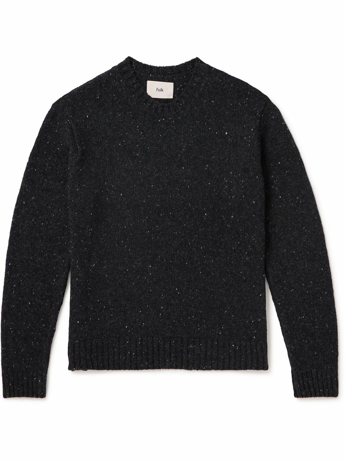 Folk - Wool-Blend Sweater - Gray Folk