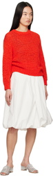 Staud Orange Cala Sweater