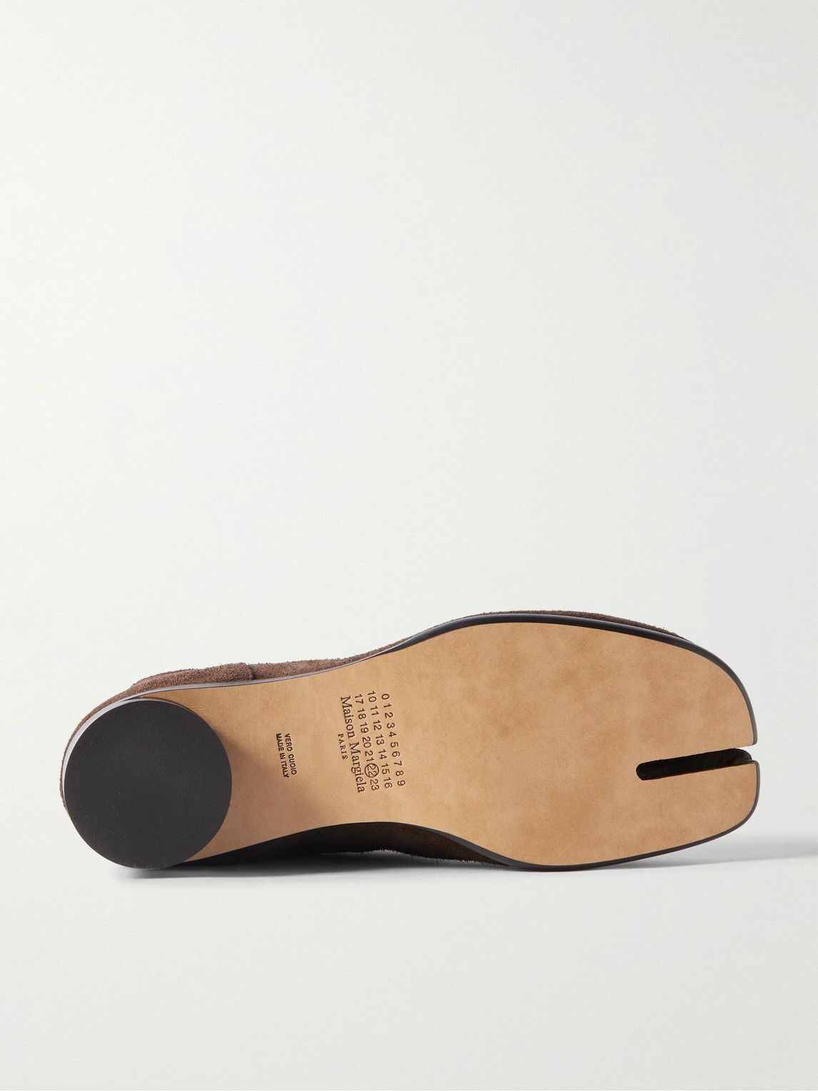 Maison Margiela - Tabi Suede Boots - Brown