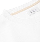 Saturdays NYC - Logo-Print Loopback Cotton-Jersey Sweatshirt - White