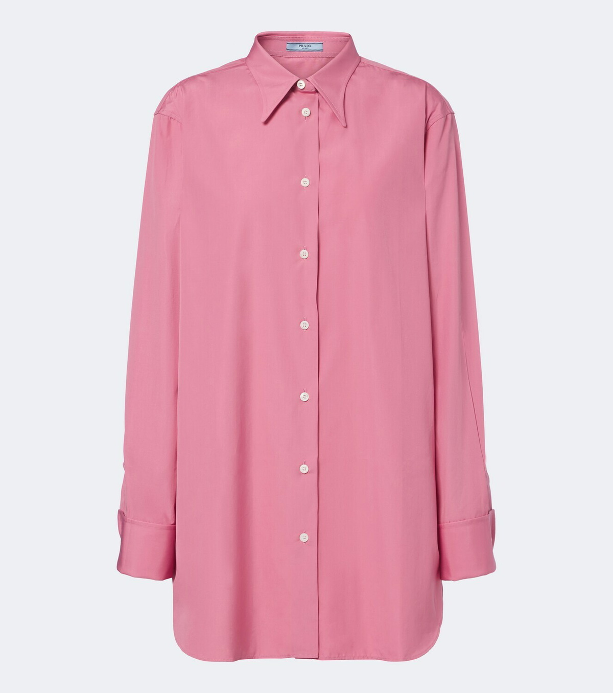 Prada Oversized cotton poplin shirt