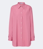 Prada Oversized cotton poplin shirt