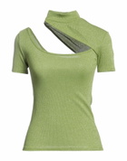 Berna Womens Turtleneck Lime in Green