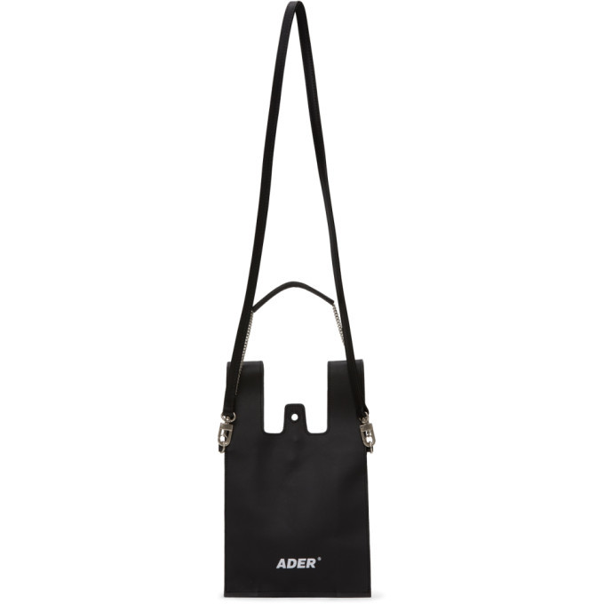 ADER error Black Plastic Cross Shoulder Bag ADER error