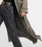 Balmain Monogram jacquard trench coat