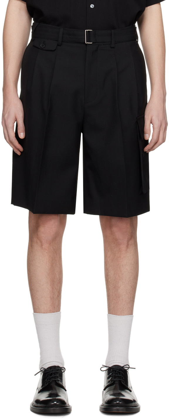 Dunst Black Belted Shorts