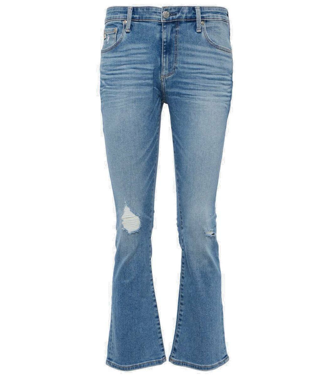 AG Jeans Jodi mid-rise cropped flared jeans AG Jeans