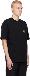 Ferragamo Black Printed T-shirt