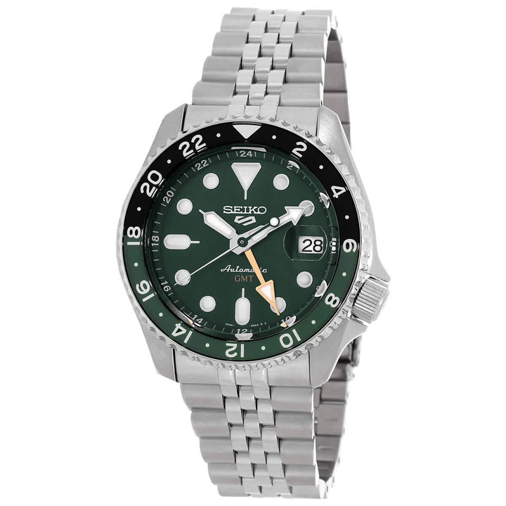 Photo: Seiko 5 Sports SKX GMT Automatic Green Dial Mens Watch SSK035
