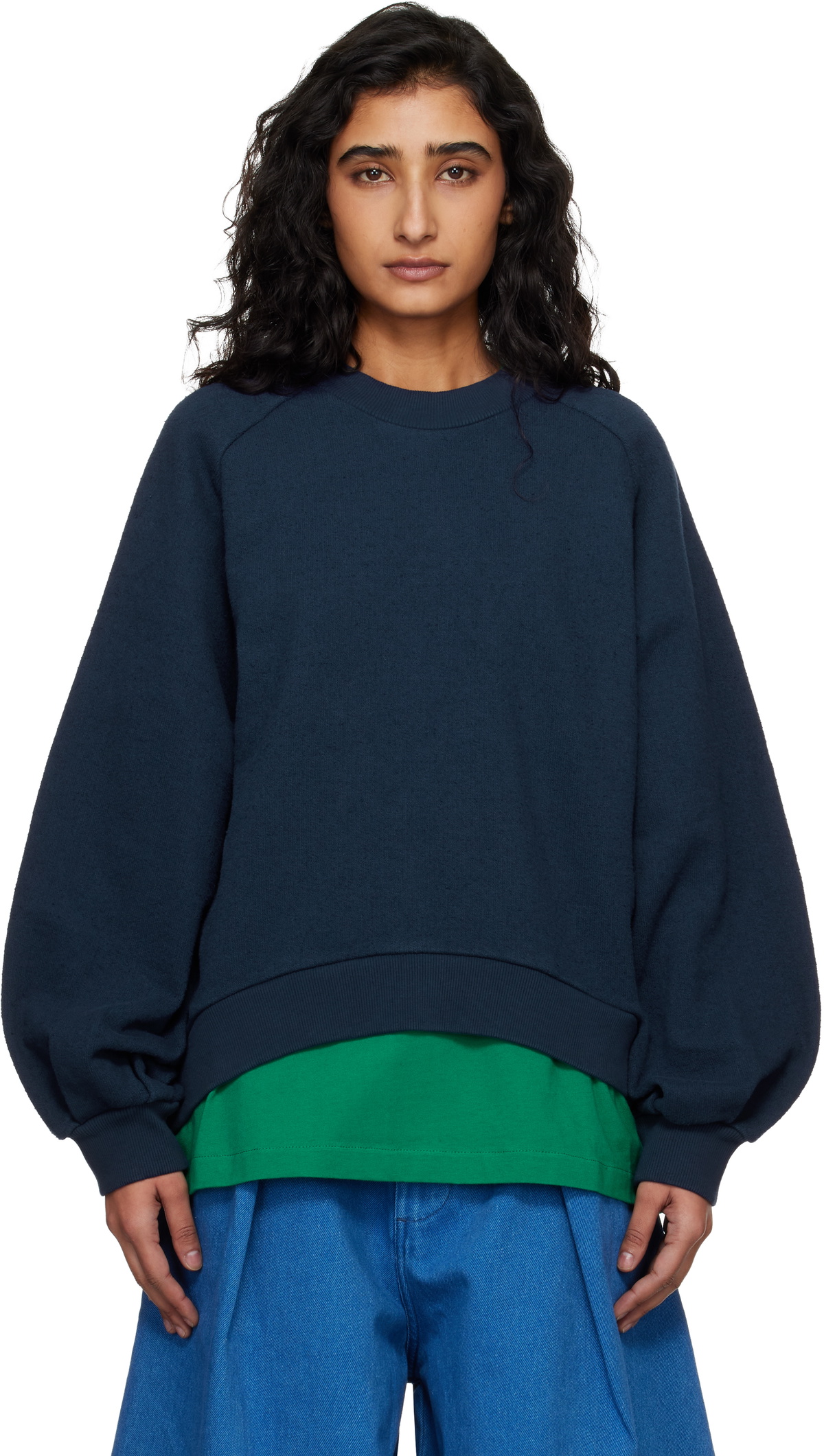 YMC Navy Bellow Sweatshirt