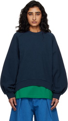 YMC Navy Bellow Sweatshirt