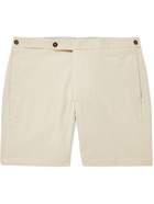 Sid Mashburn - Stretch-Cotton Seersucker Shorts - Gray