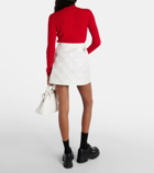 Moncler Logo quilted miniskirt