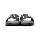 Valentino Black and White Valentino Garavani VLTN Slides