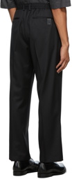 N.Hoolywood Wool Wide Tapered Trousers