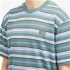 Dickies Men's Glade Spring Stripe T-Shirt in Coronet Stripe