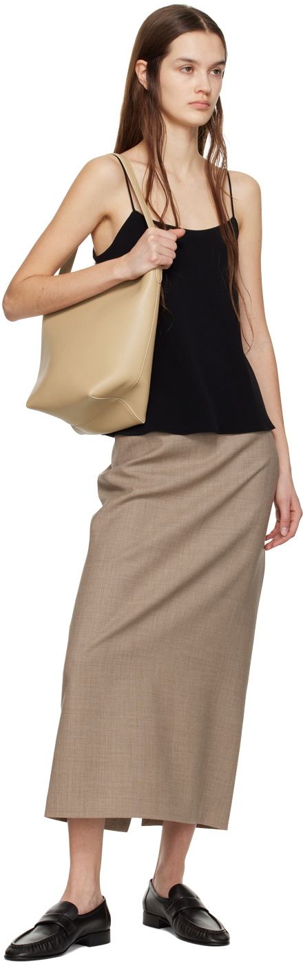 The Row Beige Berth Maxi Skirt The Row