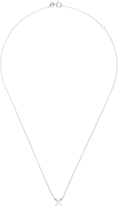 Photo: Le Gramme Alphabet 'X' Necklace